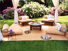 Wicker Outdoor Flooring Floor Seating Garden Seating