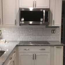 Explore modern takes on countertops and cabinets, breakfast nooks, kitchen islands, floors, backsplashes, appliances, sinks, and lighting. Karra Carrara 3 X 6 Ceramic Stone Look Subway Tile Kitchen Backsplash Trends Backsplash For White Cabinets Kitchen Remodel Small