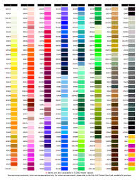Exquisite B13070 Real Thread 300 Color Card Chart 40wt Poly