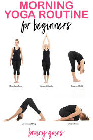 5 Minute Beginner Yoga Routine For Busy Mornings Yoga Routine For Beginners Morning Yoga Routine Morning Yoga Sequences
