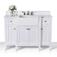 Made of solid manufactured wood, the building quality of the vanity is not disappointing at all. Farmhouse 48 Inch Vanities You Ll Love In 2021 Wayfair