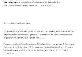 Der einleitende satz im buchstaben des vermieters sollte kurz, scharf und charakteristisch sein und das interesse der arbeiterinnen wecken. Abmahnungsschreiben Des Mieters Wegen Verstoss Gegen Konkurrenzschutz