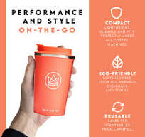 Neon Kactus Insulated Coffee Cup | Travel Mug | Double Wall ...