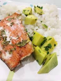 Avocado Salmon Rice Bowl Salmon Rice Bowl Salmon And Rice Salmon Avocado