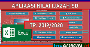 Pasti pernah kan menemui soal seperti itu? Download Aplikasi Nilai Ijazah Sd Tahun Pelajaran 2019 2020 Tasadmin