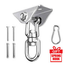 This type of swing is very successful for small areas. Professional 450 Kg Capacity 360 Rotating Ceiling Hook Swing Removable Stainless Steel Swing Hook 4 Buy At A Low Prices On Joom E Commerce Platform