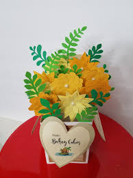 Big heart boxes for flowers. Big Flower Bouquet Pop Up Heart Box Card Cards Handmade Card Maker Big Flower Bouquet