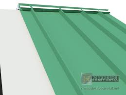 I suspect it's one of drip edge typically goes on before the gutters. Z Channel Flashing Metal Roofing Copper Aluminum Steel