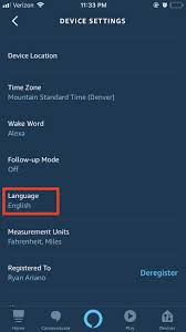 This displays the device settings menu. How To Change Alexa S Language Or Accent In 5 Steps