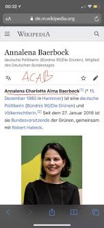 Jun 18, 2021 · buzz & memes; Wikipedia Annalena Baerbock Deutsche Politikerin Bundnis Grunen Mitglied Des Deutschen Bundestages Ab Annalena Charlotte Alma Baerbock 15 Dezember 1980 In Hannover Ist Eine Deutsche Politikerin Bundnis Grunen Und Volkerrechtlerin Seit Dem