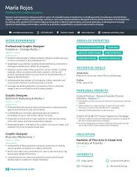 Graphic Designer Resume Sample Guide 21 Examples