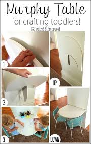 Murphy Table For The Tots Sawdust And Embryos Murphy Table Home Diy Kids Room
