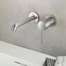 Grohe Essence Mitigeur Lavabo 2 Trous Montage Mural Saillie 183 Mm Supersteel Mischbatterien Armaturen Bad Elternbadezimmer