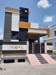 Polished stairs steel railing, for home. Pin By Prem On House Elevation Small House Design Exterior House Front Design Small House Front Design