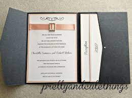 Wedding Invitations Diy Pocket Cards Envelopes Black Metallic Folder Invites Ebay Wedding Invitations Metallic Wedding Invitations Wedding Invitations Diy