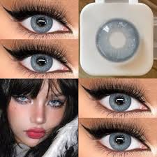 Taylor Blue Gray Contact Lenses(6 months wear)