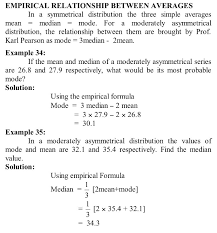 Is There A Known Formula To Find The Mode If The Mean And Median Is Known