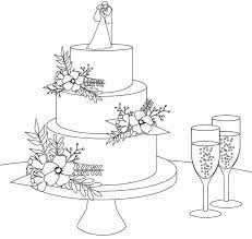 39+ wedding cake coloring pages for printing and coloring. Wedding Cake 2 Coloring Page Free Printable Coloring Pages For Kids