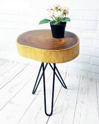 This modern coffee table is made from one single slab of wood. Acacia Slab Side Table Acacia Slab Wood Supplier Malaysia
