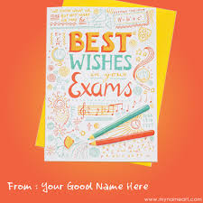 100% free greeting card maker online. Exam Good Luck Card Online Create With Name