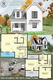 1600 x 1440 png 284 кб. Plan 430802sng Exclusive Two Story House Plan With Upstairs Bedrooms Tiny House Exterior Cottage House Plans Narrow House Plans
