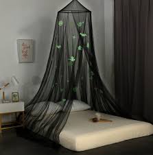Functionally, the canopy and curtains keep the bed warmer, and screen it from light and sight. Lime Green Octorose Butterfly Bed Canopy Mosquito Net Crib Twin Full Queen King Home Kitchen Evertribehq Bedding