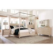 Casual boho canopy canopy bed frame white distressed furniture. Sausalito Canopy Bedroom Set Standard Furniture Furniture Cart