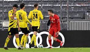 In der tabelle der liga steht borussia dortmund mit 9 punkten auf dem 3. Fc Bayern Munchen Bvb 4 2 Lewy Dreierpack Und Zwei Spate Tore Fcb Ringt Dortmund Nieder