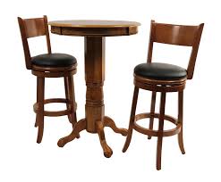 Fruitwood 3 Piece Pub Table Set Pub Table Sets Bar Table Sets Round Pub Table