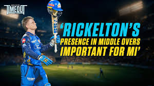 Century in a losing cause, but Rickelton's 'presence was important for MI'