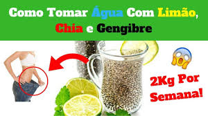 Calorias Para Emagrecer 2kg Por Semana Agua Com Limao Chia E Gengibre Emagrece Perca 2kg Por Semana Agua Com Limao Limao Chia Com Limao
