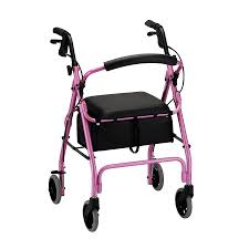 Nova Getgo Classic Rolling Walker Pink In 2020 Medical Supplies Classic Nova