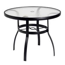 Fab glass and mirror 36 inch green round back painted 3/8 thick tempered flat edge polish glass table top. Woodard Deluxe 36 Round Glass Top Dining Table 826636w
