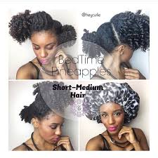 Pineapple Method For Short Hair Natural Hair Styles Pineapple Hairstyle Medium Hair Styles