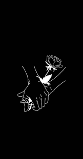 Floral illustration vintage aesthetic art vintage aesthetic . Download Black And White Rose Love Art Wallpaper Wallpapers Com
