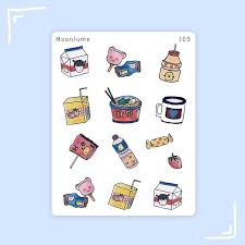 Choose from our wide selection of templates (filter by industry or style), add your text or images, or upload your own complete design. Korean Food Stickers 13 Korean Snack Stickers Decorative Stickers For Planners And Bullet Journals Food Sticker Aesthetic Stickers 109 Sticker Design Aesthetic Stickers Korean Stickers