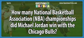 Read on for some hilarious trivia questions that will make your brain and your funny bone work overtime. How Many Nba Championships Did Michael Jordan Win With The Chicago Bulls
