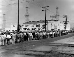 Longshoremen Walk Off Jobs 1948 Wilmington Bowl Wilmington California Wilmington Harbor City