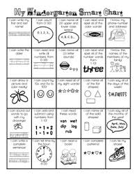 Kindergarten Smart Chart