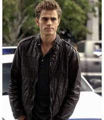 Stefan Salvatore Leather Jacket The Vampire Diaries Black Jacket Paul Wesley Vampire Diaries Paul Wesley Vampire Diaries