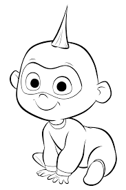 Free incredibles 2 coloring pages and activity sheets. Baby Jack Jack Coloring Page Free Printable Coloring Pages For Kids