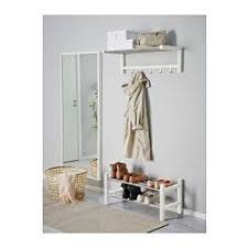 Tjusig Hat Rack Black 31 1 8 Ikea Bench With Shoe Storage Shoe Storage White Ikea Storage