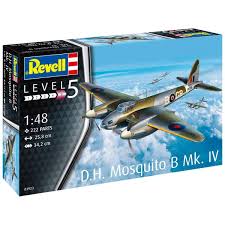 Revell Mosquito Bomber Mk Iv Model Plane Kit 1 48 Plastic Model Kits Revell Model Kits Revell