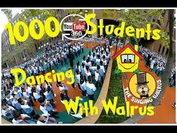 Action Song In 360 With 1000 Students Dancing And Singing The Singing Walrus Youtube action song in 360 with 1000 students