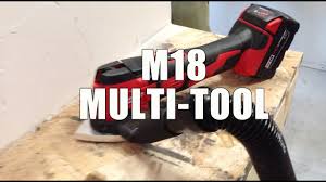 Offers faster changes and no tools to misplace. Milwaukee M18 Cordless Lithium Ion Multi Tool Kit 2626 22 Youtube