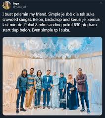 Pelamin simple dan ringkas adalah pelamin idaman ramai bakal pengantin yang inginkan kesederhanaan serta penjimatan yang berbaloi. Pengantin Mahu Pelamin Belon Perancang Bandar Penuhi Impian Kawan Sejam Sebelum Majlis Kali Pertama Buat Dekorasi Saya Pun Tak Yakin Viral Mstar
