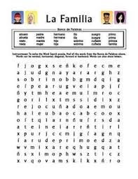 La Familia Extended Family Spanish Family Word Search Worksheet Spanish Lessons For Kids Word Families Spanish Teaching Resources