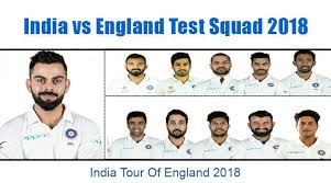 The indian squad members are likely to be given a week's break after. India Vs England Test Squad 2018 England Vs India Test Squad