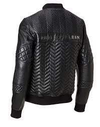Leather Bomber Lenao Philipp Plein Outlet Leather Jacket Men Leather Bomber Mens Outdoor Jackets