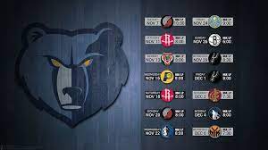 Memphis Grizzlies 2017 Schedule Wallpaper Memphis Grizzlies Nba Schedule Basketball Pictures